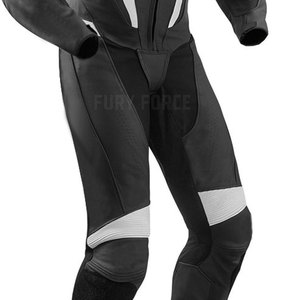 Combinaison de course en cuir véritable de vachette pour moto pour hommes Combinaison de course en cuir pour hommes personnalisée fabriquée au Pakistan - Product Image 5