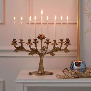 Menorah Home Decoration Candle <b>Holder</b> for Metal Wedding Candle Stand Dinner Decor and Dinning <b>Candlestick</b> <b>Holder</b> - Product Image 2