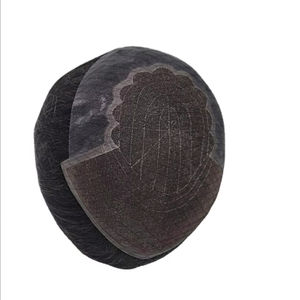 Peluca de Cabello Humano Remy con Ondas Corporales para Hombre Taz Hair BD THB 2025, 150% de Densidad, Frente de Encaje, Textura Lisa, Cabello Chino - Product Image 3