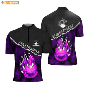 Chemises de bowling professionnelles pour équipes et clubs SAMAVIA Logo personnalisé Design Vêtements de sport légers pour les matchs de ligue - Product Image 5