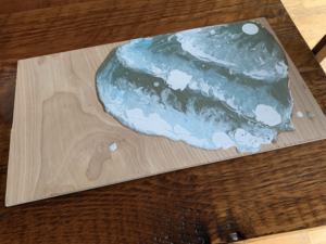 Planche à fromage en bois et résine nouvellement conçue Nouvelle production Maison et ustensiles de cuisine Table Décorer Utilisé Outils de cuisine de meilleure qualité - Product Image 3