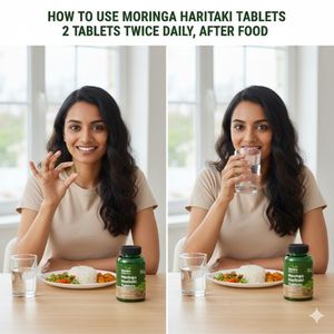 Comprimés de Moringa Haritaki : Mélange Herbal Premium pour Détoxification Naturelle, Formule Super Aliment Vert Haute Puissance, Vente en Gros - Product Image 4