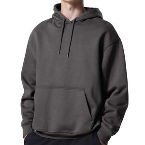 Hombres Jogging Hoodie Venta al por mayor de gran tamaño de peso pesado de alta calidad 450 GSM Invierno Loose Fit Casual Pullover Hoodie Ropa de hombre - Product Image 3