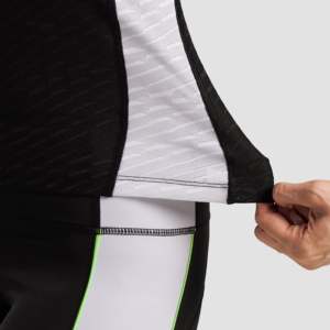 เสื้อครอปท็อปสตรีทแวร์สำหรับฤดูร้อน สีดำ-ขาว ไซส์ XXS XS-ทรงหลวม ผ้าสแปนเด็กซ์ระบายอากาศ สไตล์ลำลอง - Product Image 6