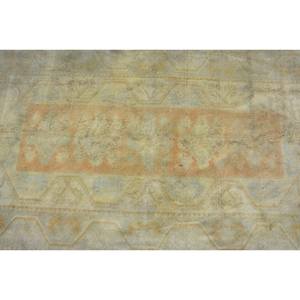 Alfombra turca Vintage Beige Naranja 3,7 X 6.4ft Lana Área grande Patrón abstracto Rectángulo Pasillo Modelos Látex para la decoración de la habitación - Product Image 5