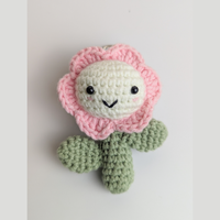 JNC Porte-clés Amigurumi uniques faits à la main Style crochet en macramé mignon avec idées cadeaux sûres en acier inoxydable