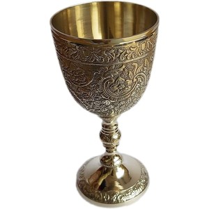 High Quality Brass Wine Cup Handmade Restaurant & Hotels Tableware <b>Goblets</b> brass drinking <b>glasses</b> tumbler cups for water juice - Product Image 1