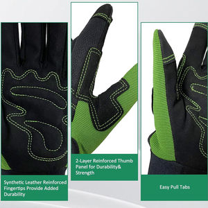 Gants de sécurité en cuir de qualité supérieure durables Gants de travail ignifuges personnalisés pour mécanicien unisexe Service OEM personnalisé - Product Image 6