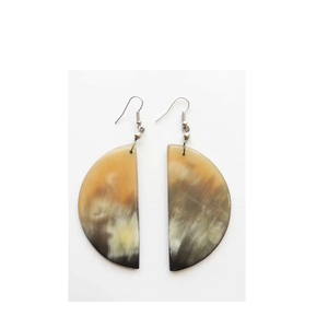 Look à la mode boucles d'oreilles en corne de buffle bijoux accessoires femmes bas quantité minimale de commande pas cher prix multi couleur produit en gros - Product Image 1