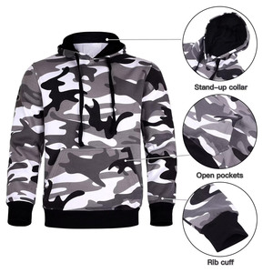 Diseños personalizados Hombres Sudadera con capucha Pantalones de chándal Conjunto de 2 piezas Camo Bordado personalizado Logo Jogger Conjuntos Hombres Chándales Unisex Trajes de sudor - Product Image 3