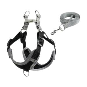 Conjunto de Correa y Arnés Reflectante con Estampado Animal de Poliéster/Nylon para Perros - Correa y Arnés Ajustables y Duraderos para Mascotas - Product Image 2