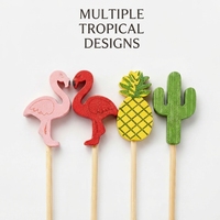 Brochettes en bambou écologiques avec manche, bâtonnets de bambou Teppo pour barbecue, brochettes alimentaires jetables en bambou