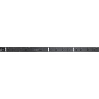 Unité de distribution d'alimentation industrielle intelligente pour rack, neutre, Elite POKS PDU 63A 400V triphasé 12xC19, certifiée CE, avec écran OLED