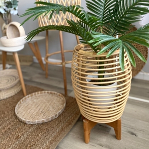 Venta al por mayor de macetas de ratán de alta calidad al aire libre para plantas accesorios de decoración del hogar handwicker de Vietnam - Product Image 4