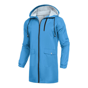 Vêtements de pluie imperméables Vestes légères en PVC pour les collèges et les écoles Manteau de pluie pour l'extérieur et le voyage imprimé avec logo personnalisé - Product Image 1