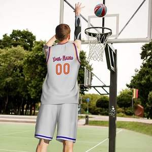 Jersey de baloncesto ligero de alta calidad para adultos Diseño personalizado único con uniforme de modelo nuevo de talla grande de color sólido - Product Image 4