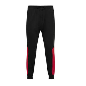 New Design Men <b>Black</b> <b>Red</b> Panel 2025 Latest Design <b>Top</b> Quality Made Premium Design Men Cotton Made Tracksuits - Product Image 4