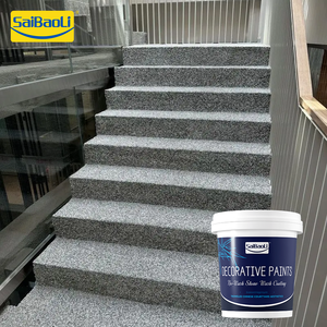 Waterproof Stone Paint for Exterior and Interior - Epoxy-Based Washed Stone Effect <strong>Coating</strong>, <strong>Anti-Algae</strong>, Long-Lasting Protection - Product Image 5