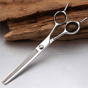 Tijeras profesionales de alta calidad para el cuidado de mascotas, tijeras de adelgazamiento curvas - Product Image 4