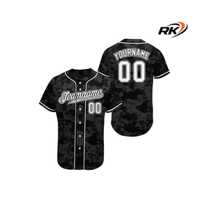 100% Polyester personnalisé imprimé hommes maillot de Baseball respirant Sportswear colorant Sublimation Technique pas cher Option - Product Image 6
