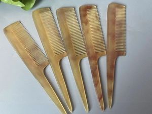 TRY NATURAL CUSTOMIZED HANDMADE HORN COMB with Fine and Wide Teeth Handmade Buffalo Horn Comb for Hair Styling - Product Image 3