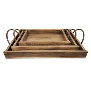 Bandeja Redonda Decorativa de Resina Estilo Art Deco con Asa, Vajilla Otomana para Desayuno y Cena para Uso Doméstico - Product Image 2