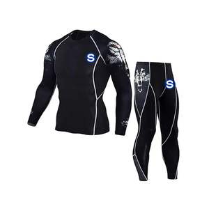 Long Sleeve Breathable Compression <b>Shirts</b> <b>Thermal</b> Moisture Wicking Base Layer Running Tights Undershirt Long Johns Sports - Product Image 1