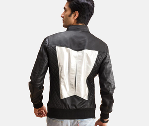 2025 New Men's High Quality Custom Fashion Designs <b>Long</b> Sleeves Outerwear Street Style Causal Breathable <b>Leather</b> <b>Jacket</b> - Product Image 3