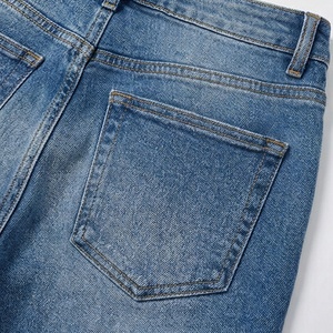 Fashion <b>Women's</b> Ripped <b>Jeans</b> Pants Casual Flare <b>Jeans</b> High Quality Ladies Denim Trousers Customized Color Breathable Streetwear - Product Image 5