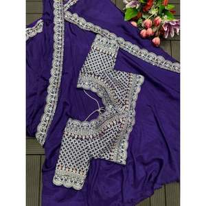 Vestidos de Fiesta Elegantes para Mujer, Listos para Usar, Corte Simple y Ajustado, Largos hasta el Suelo, con Blusa de Chinon - Product Image 1