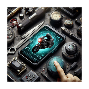 Intelligent GPS <b>Lock</b> for Bike Security <b>Secure</b> Your Motorcycle with AI-Based Tracking Fingerprint GPS Security for Motorbike - Product Image 4