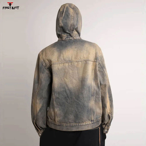 เสื้อฮู้ดผู้ชายซักกรดแขนยาวเสื้อมีฮู้ดผ้าคอตตอนฟลีซเสื้อแบบสวมหัวสีพื้นแบบลำลองพิมพ์ลายดิจิตัล100% ฤดูหนาว - Product Image 4