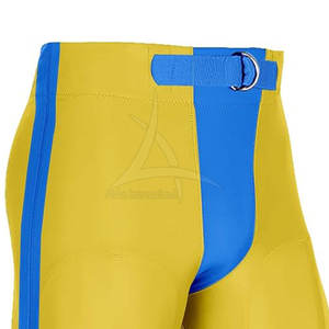 กางเกงอเมริกันฟุตบอลขายดีประจำปี 2025 คุณภาพสูง ออกแบบเองได้ สำหรับผู้ใหญ่ ไซส์พลัส ระบายอากาศ แห้งเร็ว บริการ OEM 100% - Product Image 5