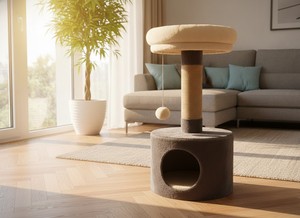 Maison pour chat Fiona Cozy Nest pour une relaxation paisible - Product Image 4