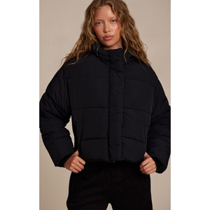 Manteau d'hiver matelassé en toile tricotée pour femmes, décontracté et tendance, grande taille, pour femmes - Product Image 1
