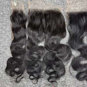 Meilleure vente 100% Extensions de cheveux humains vietnamiens Body Wavy HD Lace Closure 2x6, 5x5 Genius HD Lace Frontal & Closure Wigs - Product Image 3