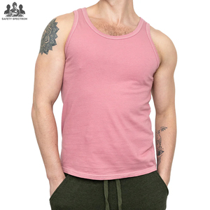 Débardeur de sport en tricot respirant sans manches pour homme |   Vêtements de sport décontractés |   100% coton, séchage rapide |   Vente en gros directe d'usine - Product Image 3