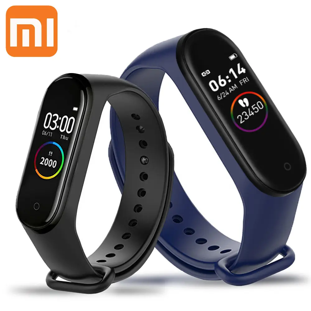 M4 Smart Digital Watch Bracelet for Men Women with Heart Rate Monitoring Running Pedometer Tracker Calorie Counter Health Sport