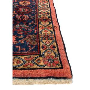 Tapis en laine noués à la main Aalam, motif médaillon rose et violet, pour la décoration du salon, tapis de couloir 9x12, nouveau produit - Paem-367 - Product Image 4