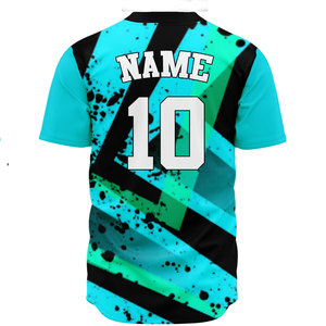 Maillot de baseball personnalisé avec logo et nom, en gros, à rayures vintage, sublimation, pour jeunes, vêtements de baseball et de softball, maillots de baseball - Product Image 2