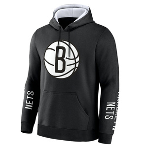 Sudadera con Capucha de Baloncesto Unisex, Personalizada, con Logos Bordados en Aplique, 100% Algodón, Felpa Gruesa, Ecológica, de Alta Calidad, para Primavera - Product Image 4