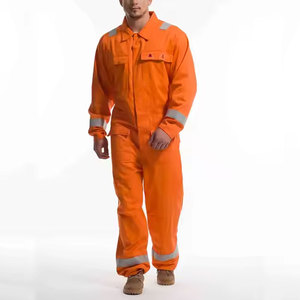 Overol de Seguridad Transpirable de Manga Larga, Nuevo Diseño, Algodón y Poliéster, Personalizable, Precio al por Mayor, Alta Visibilidad, Hecho en Pakistán - Product Image 2