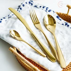 Juego de Cubiertos de Acero Inoxidable Moderno, Ecológico y de Lujo para el Hogar, la Oficina y Fiestas |   Cubiertos Elegantes para Uso Diario - Product Image 1