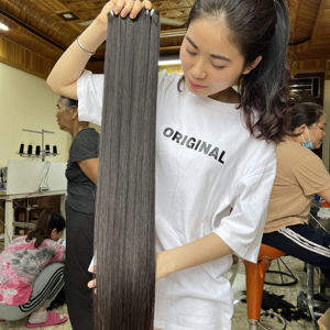 PRIX D'USINE!!! Cheveux lisses en os 100% cheveux humains vietnamiens bruts couleur naturelle de très haute qualité - Product Image 1