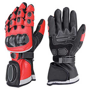 Guantes deportivos transpirables de cuero PU con pantalla táctil para carreras de Motocross Protección de manos de invierno para actividades al aire libre - Product Image 4