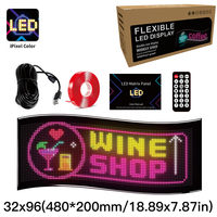 Lampe LED souple et colorée pour fenêtre, écran flexible pour Windows, lumières LED dynamiques DIY, yeux LED étanches pour vitres de voiture, pour la décoration