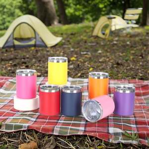 Mug de voyage isotherme en acier inoxydable 350 ml avec couvercle, vente en gros d'usine, personnalisable - Product Image 1