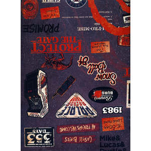Póster de Pared de Estilo Moderno de Stranger Things con el Diseño del Mundo Invertido - Product Image 3