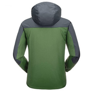 Veste de randonnée imperméable pour hommes, sports d'extérieur, col montant, service disponible OEM, nylon d'épaisseur standard - Product Image 2
