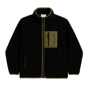 Veste de course de camouflage personnalisée ODM unisexe pour hommes Streetwear imperméable à capuche surdimensionné norme d'hiver épais chaud haut devant - Product Image 4